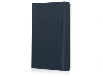Записная книжка А5 (Large) Classic Soft (в линейку) (синий)