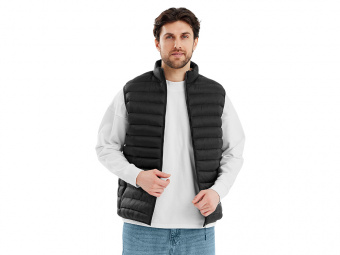 Стеганый жилет Uniqloud, мужской (черный)