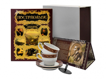 Подарочный набор Нострадамус (бордовый)