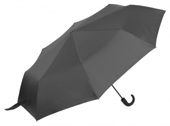 Зонт складной Britney с большим куполом, автомат (серый)