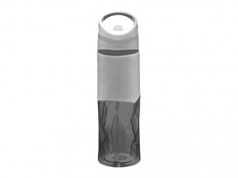 Бутылка спортивная Radius (серый, черный прозрачный)