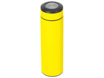 Вакуумный термос Vacuum Flask C1, soft touch, 420мл (желтый)
