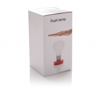 Лампа Push, красный