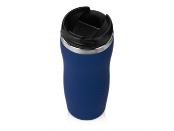 Термокружка Mony Steel soft-touch (темно-синий)