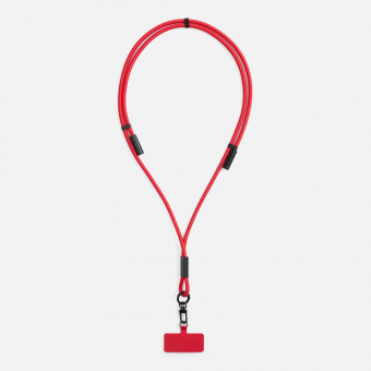 Кабель-ланьярд energyFlex Power Delivery 60 Вт, красный