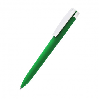 Ручка пластиковая T-pen софт-тач, зеленая