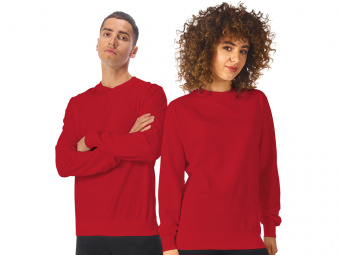 Свитшот Warsaw, унисекс (красный)