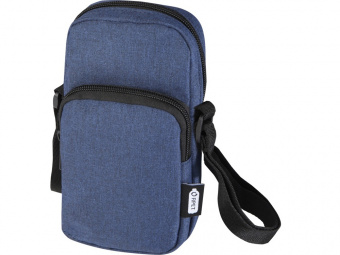 Сумка для телефона Ross из переработанного материала (navy)