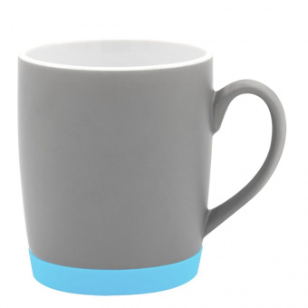Кружка Make Me To Go, серая/голубая