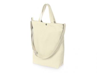 Сумка Helfer на кнопке с регулирующейся лямкой (натуральный)