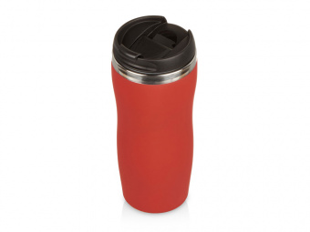 Термокружка Double wall mug С1 soft-touch, 350 мл (красный)