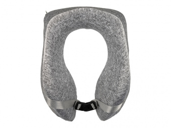Подушка дорожная с эффектом памяти (серый)