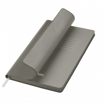 Ежедневник Latte soft touch недатированный, серый