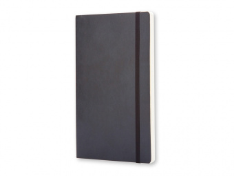 Записная книжка А5 (Large) Classic Soft (нелинованный) (черный)