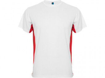 Спортивная футболка Tokyo мужская (белый, красный)