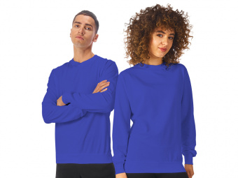 Свитшот Warsaw, унисекс (синий классический )