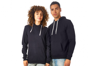 Толстовка Stream с капюшоном, унисекс (черный)