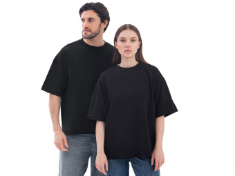 Футболка оверсайз Beta.01 унисекс (черный)