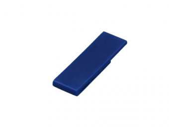 USB 2.0- флешка промо на 8 Гб в виде скрепки (синий)