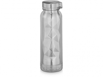Бутылка Geometric (серебристый, серый прозрачный )