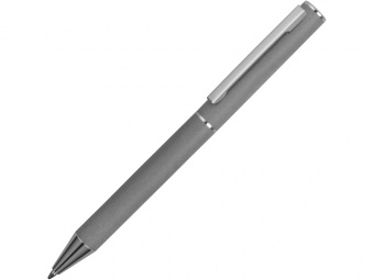 Ручка металлическая шариковая Stone soft-touch  (серый)