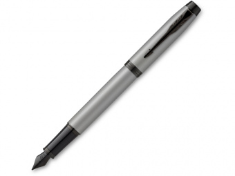 Ручка перьевая Parker IM MGREY BT (черный, серый)
