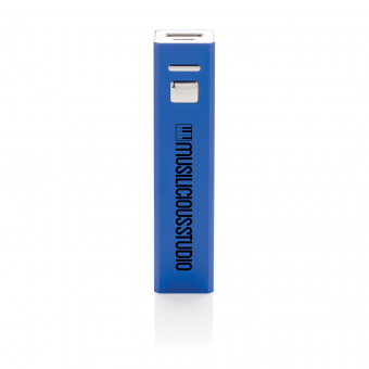 Универсальное зарядное устройство 2200 mAh, темно-синий