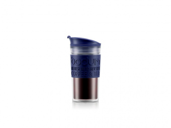 Термокружка TRAVEL MUG, 350 мл (темно-синий)