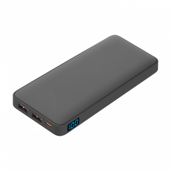 Внешний аккумулятор с подсветкой Ancor PD Plus 10000 mAh, серый