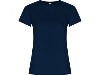 Футболка из органического хлопка Golden Woman женская (navy)