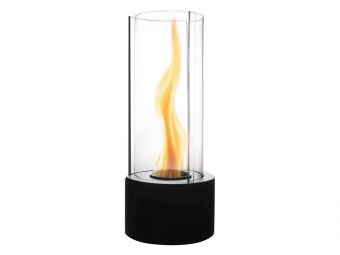 Биокамин с вьющимся пламенем Dance of flame (черный)