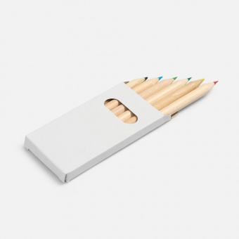 Набор цветных карандашей Pencilvania Mini, белый Набор цветных карандашей Pencilvania Mini, белый