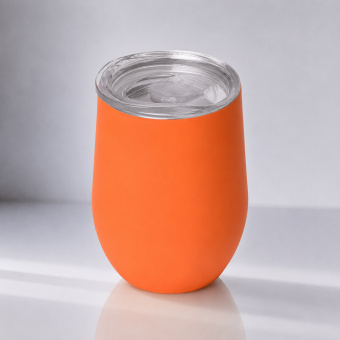 Термокружка Vacuum mug C1, soft touch, 370 мл (оранжевый)