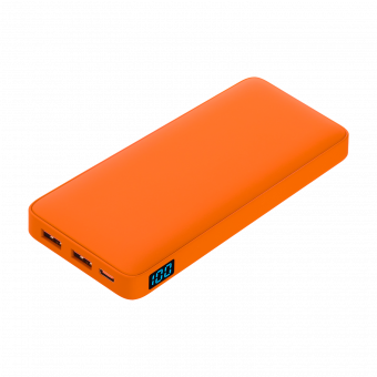 Внешний аккумулятор с подсветкой Ancor PD Plus 10000 mAh, оранжевый