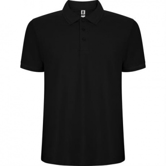 Футболка поло PEGASO PREMIUM мужская, ЧЕРНЫЙ 5XL