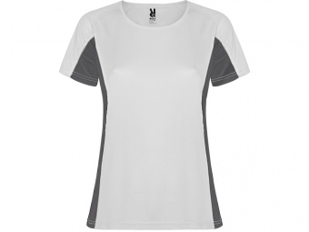 Спортивная футболка Shanghai женская (белый, графит)