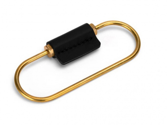 Карабин для ключей Тоне (золотистый, черный)