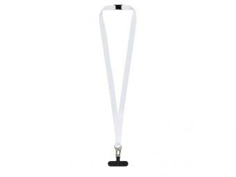 Лента под сублимацию для телефона с замком обрыва, 2,5 см (белый, черный)