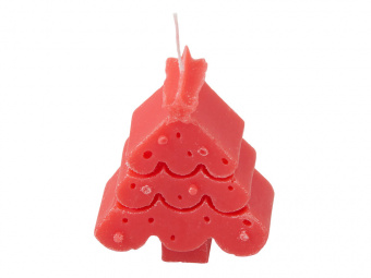 Свеча Елочка (красный)