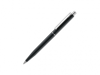 Ручка пластиковая шариковая Point Polished (черный)