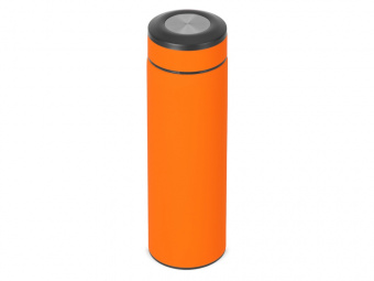Вакуумный термос Vacuum Flask C1, soft touch, 420мл (оранжевый)