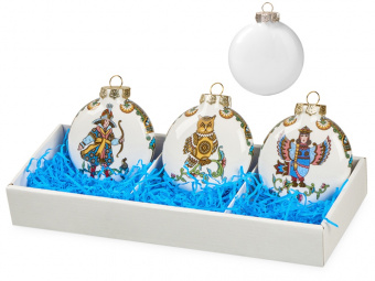 Набор игрушек с индивидуальным дизайном, 3 шт (белый, разноцветный)