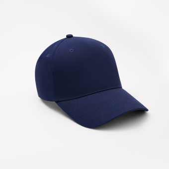 Бейсболка Фит, 5 клиньев, синий