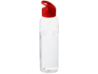 Бутылка Sky (красный, прозрачный)