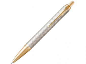 Ручка шариковая Parker IM Premium (серый, золотистый, серебристый)