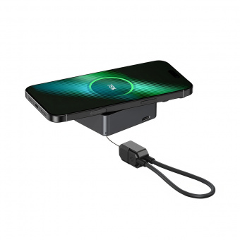 Магнитный беспроводной повербанк с функцией Magsafe 3 в 1