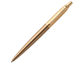 Ручка Parker шариковая Jotter Luxe West End Brushed GT (коричневый, золотистый)