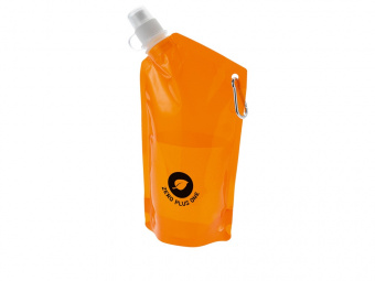 Емкость для питья Cabo с карабином (оранжевый прозрачный )