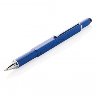 Многофункциональная ручка 5 в 1, синяя