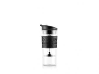 Термокружка TRAVEL MUG, 450 мл (черный)